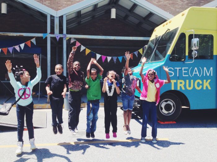 STE(A)M Truck Rolls Into Local Schools to Energize Students