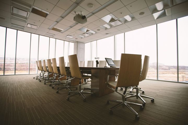 photo of an empty board room