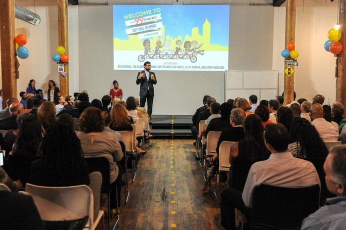 Extra, Extra: Center for Civic Innovation's Annual Comedy Benefit Brings "Bad & Newsie" to Dad's Garage