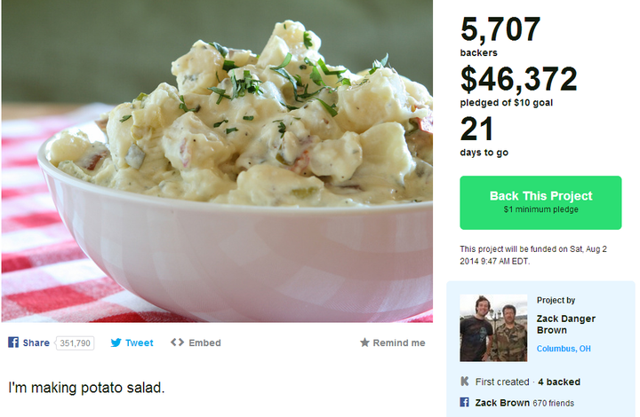 How To Make a $40,000 Potato Salad
