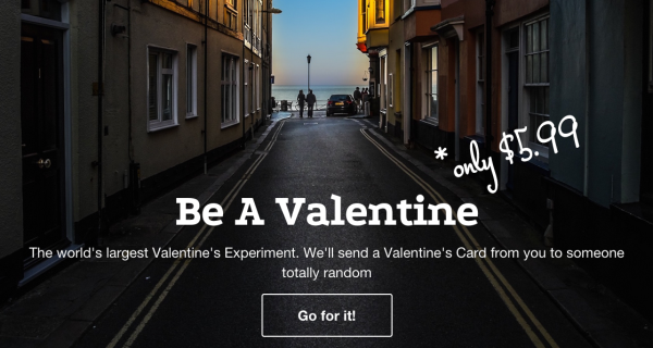 The World's Largest Valentine's Day Experiment