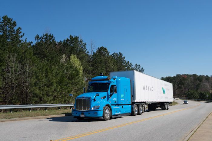 Waymo driverless trucks