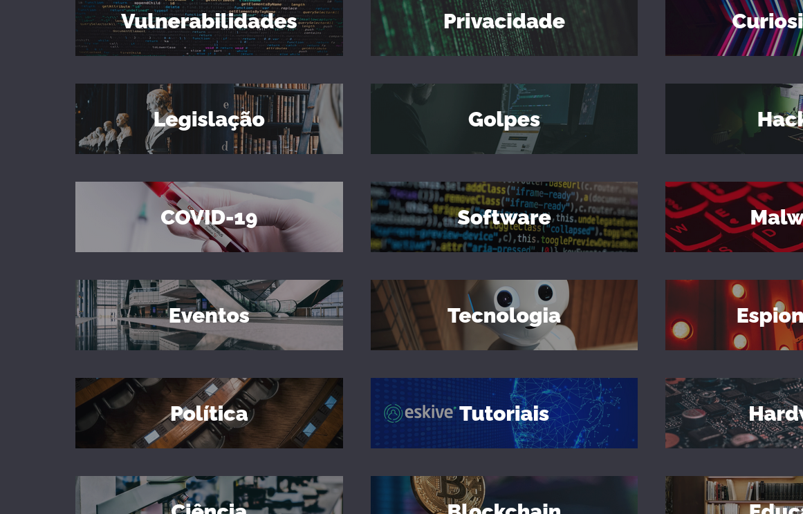 Editorias do portal The Hack. Veja todas aqui!