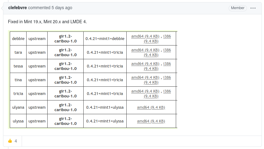 Patches atualizados foram publicados nos comentários do relatório. Foto: GitHub.