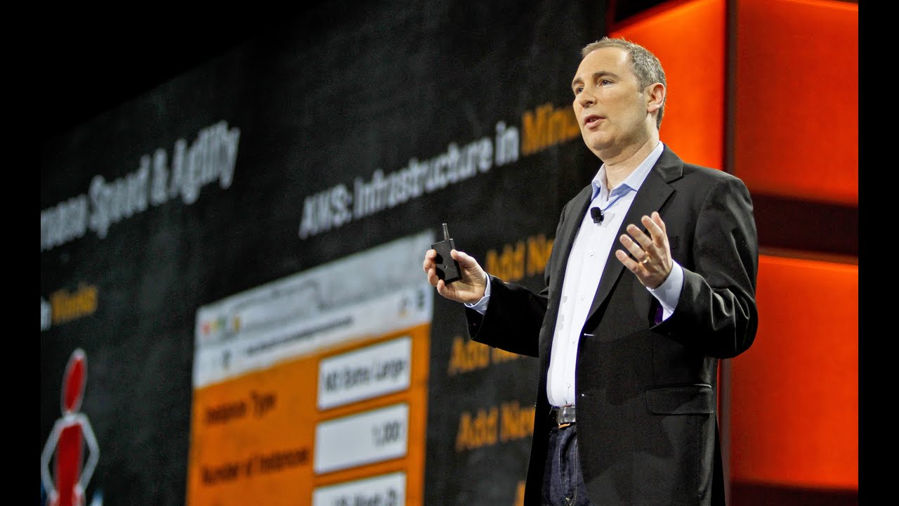 Andy Jassy durante o evento re:Invent Day 1, em 2012. Foto: Divulgação AWS.