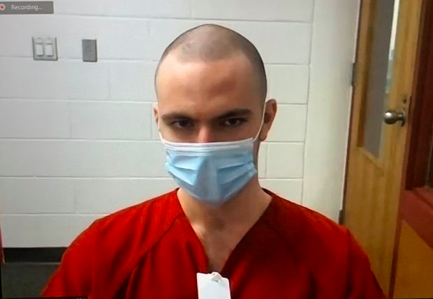 Graham assumiu a responsabilidade pelos crimes via video-chamada com o tribunal responsável, na terça-feira (16). Foto: Hillsborough County Sheriff's Office