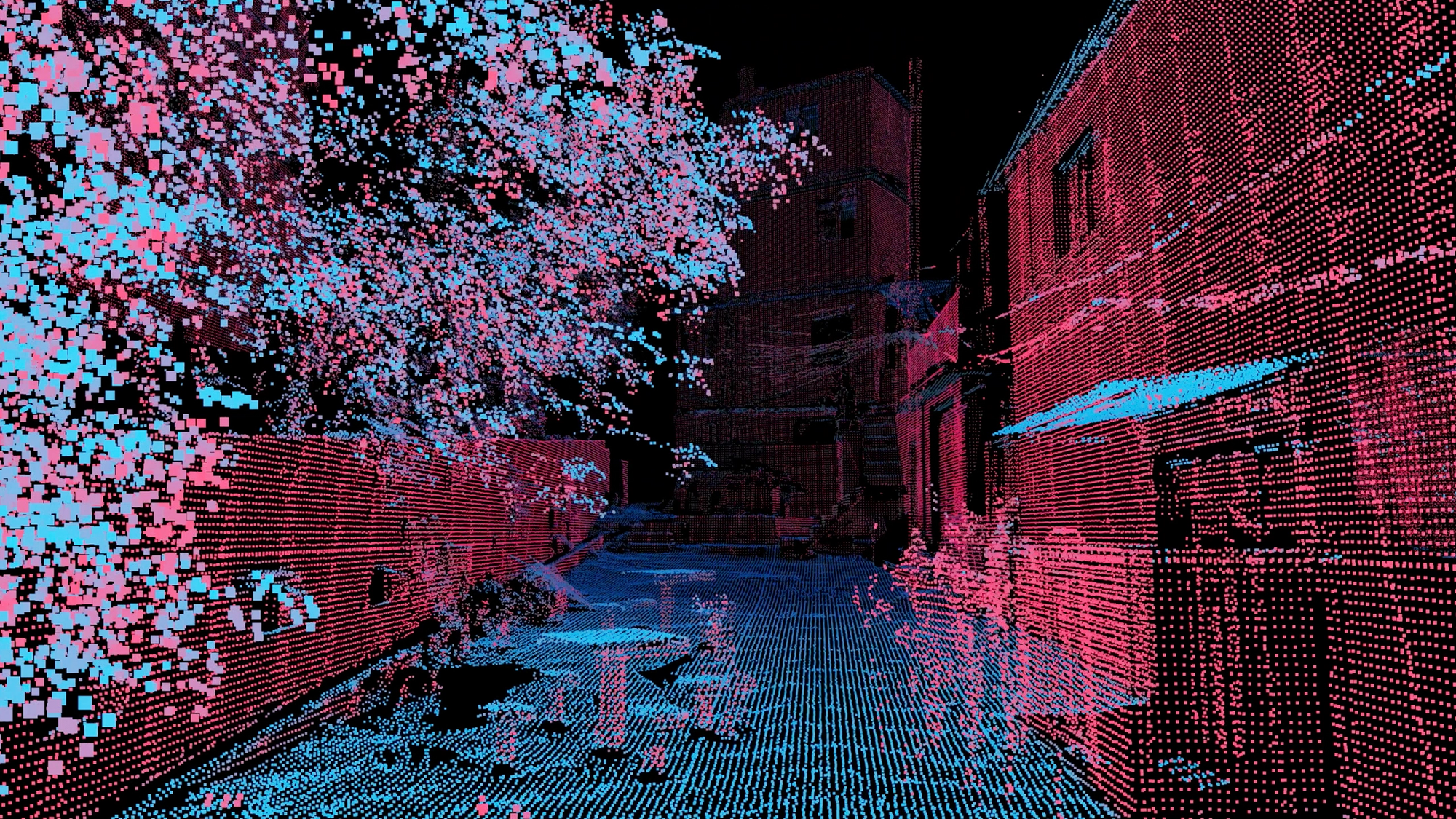 Modelo de projeção 3D capturado pelos pesquisadores. Foto: MIT Technology Review.