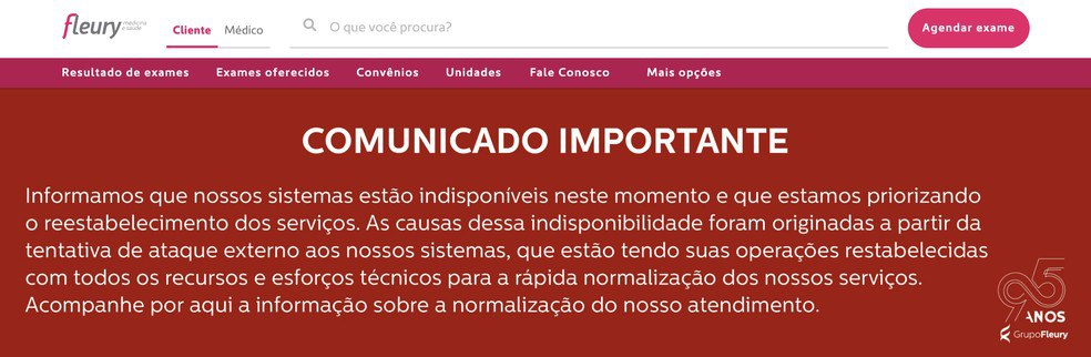 Comunicado enviado à imprensa é o mesmo deixado no site. Foto: The Hack.