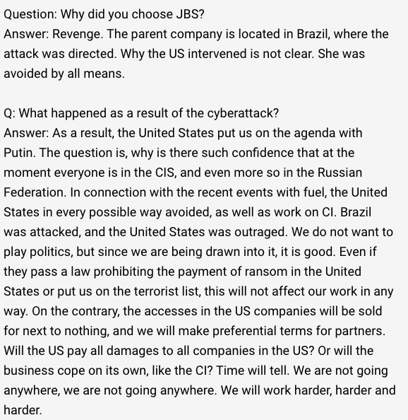 Conversa encontrada pelos pesquisadores da SecurityScorecard. Foto: SecurityScorecard.