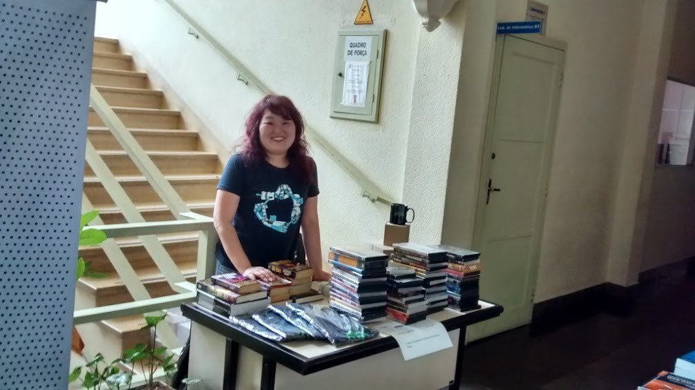 Ceci integrou vários hackerspaces e sempre esteve presente em todos os eventos. Uma personalidade eternizada no coração de muitos. Foto: Garoa Hacker Clube.