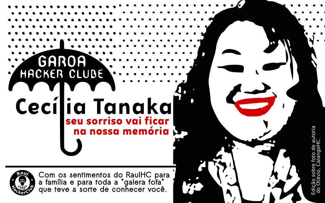 Homenagem prestada pelo Raul Hacker Club. Arte: Otávio, CalangoHC.
