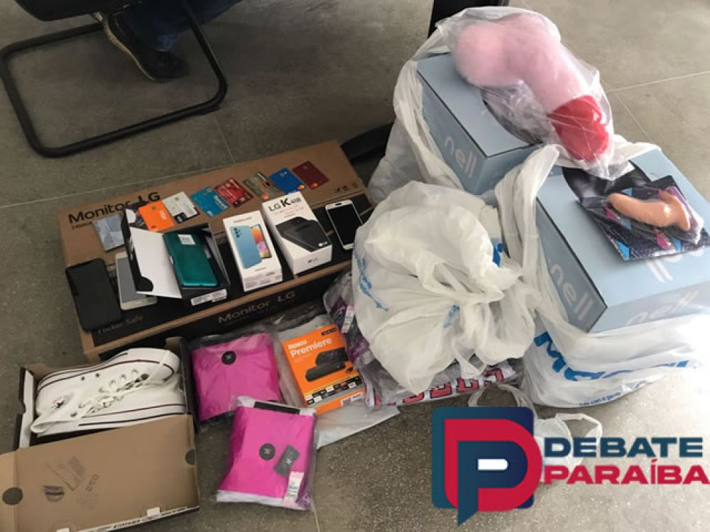 A Polícia Militar da Paraíba não revelou o que os acusados fariam com os produtos. Foto: Debate Paraíba.