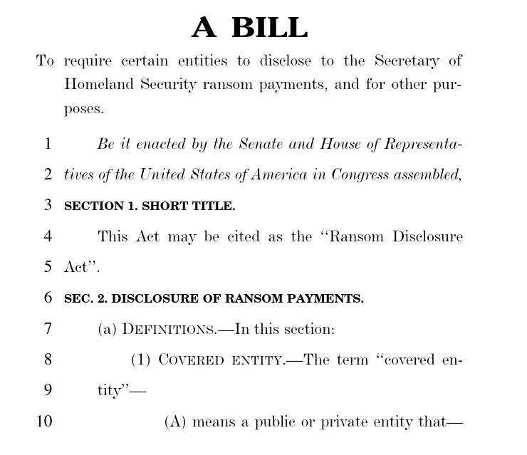 Projeto de Lei garante mais recursos para que o Estado aja mais ativamente no combate à crescente ameaça de ransomware. Captura de tela: The Hack.