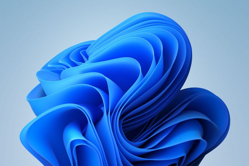 Papel de parede padrão do Windows 11. Foto: Microsoft.