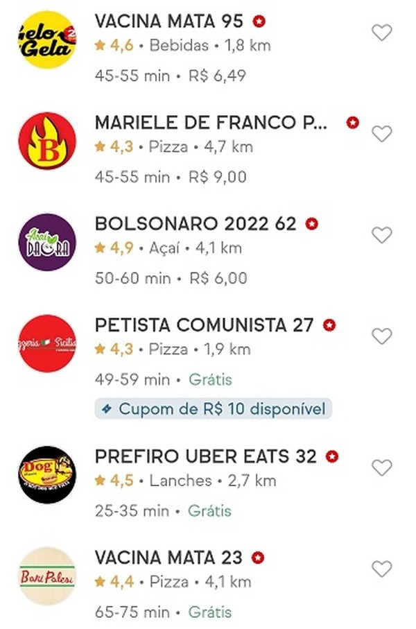 Captura de tela compartilhada nas redes sociais. Autor desconhecido.