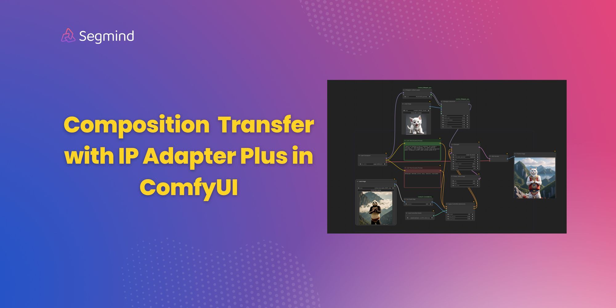 ComfyUI Workflow for Composition Transfer with IP Adapter Plus