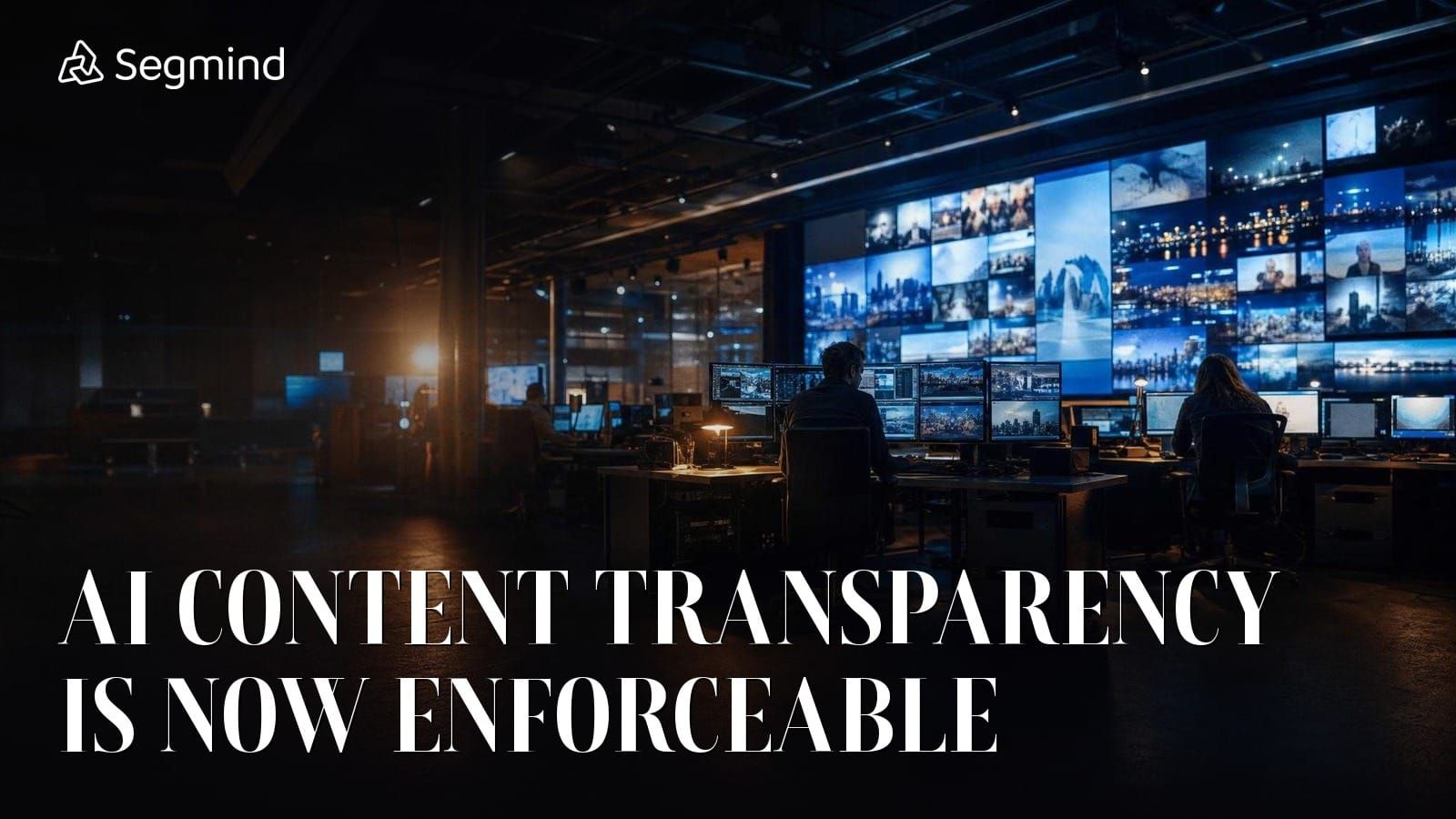 AI content transparency is now enforceable, Segmind featured illustration