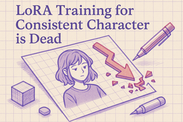 LoRA training for Consistent character is dead