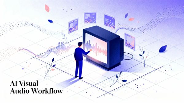 8 Steps for Creation of Visual Audio Media Using AI Workflows