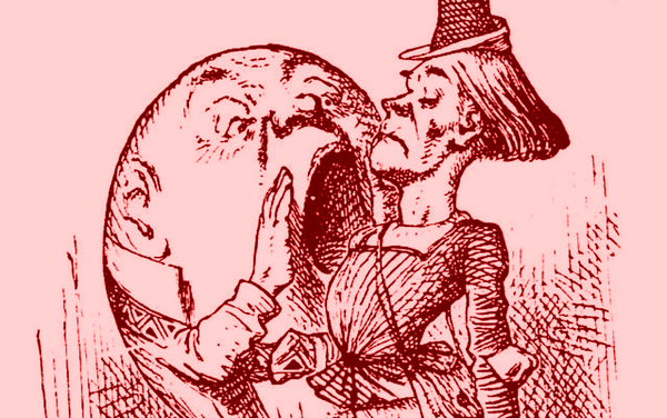humpty dumpty yelling at some dude