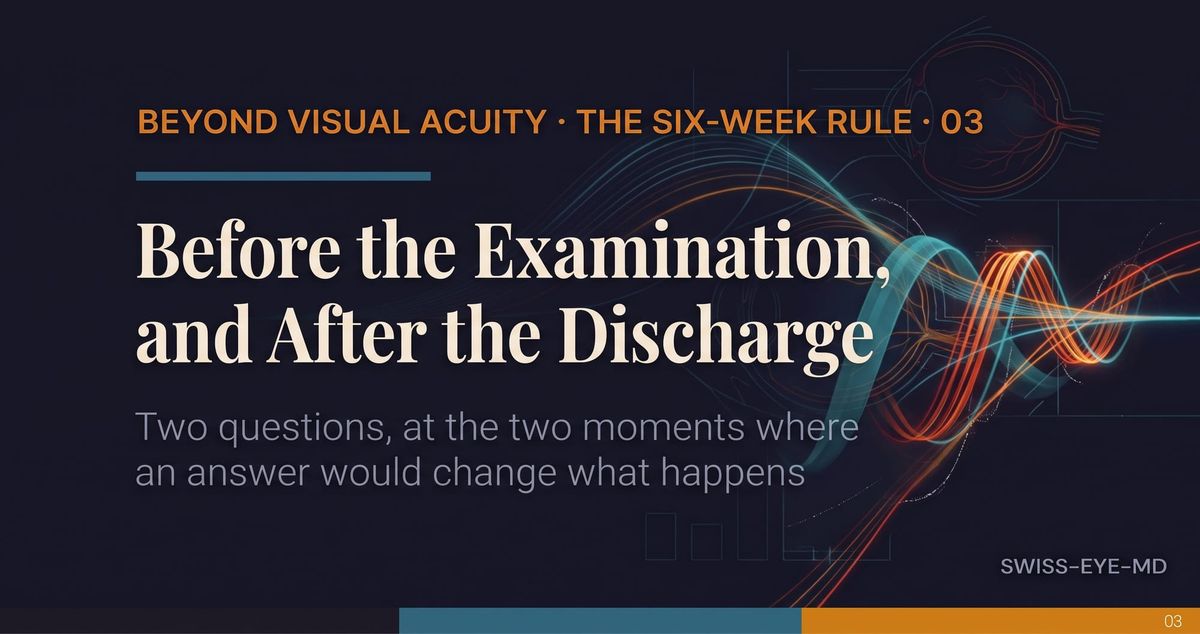 Before the Examination, and After the Discharge