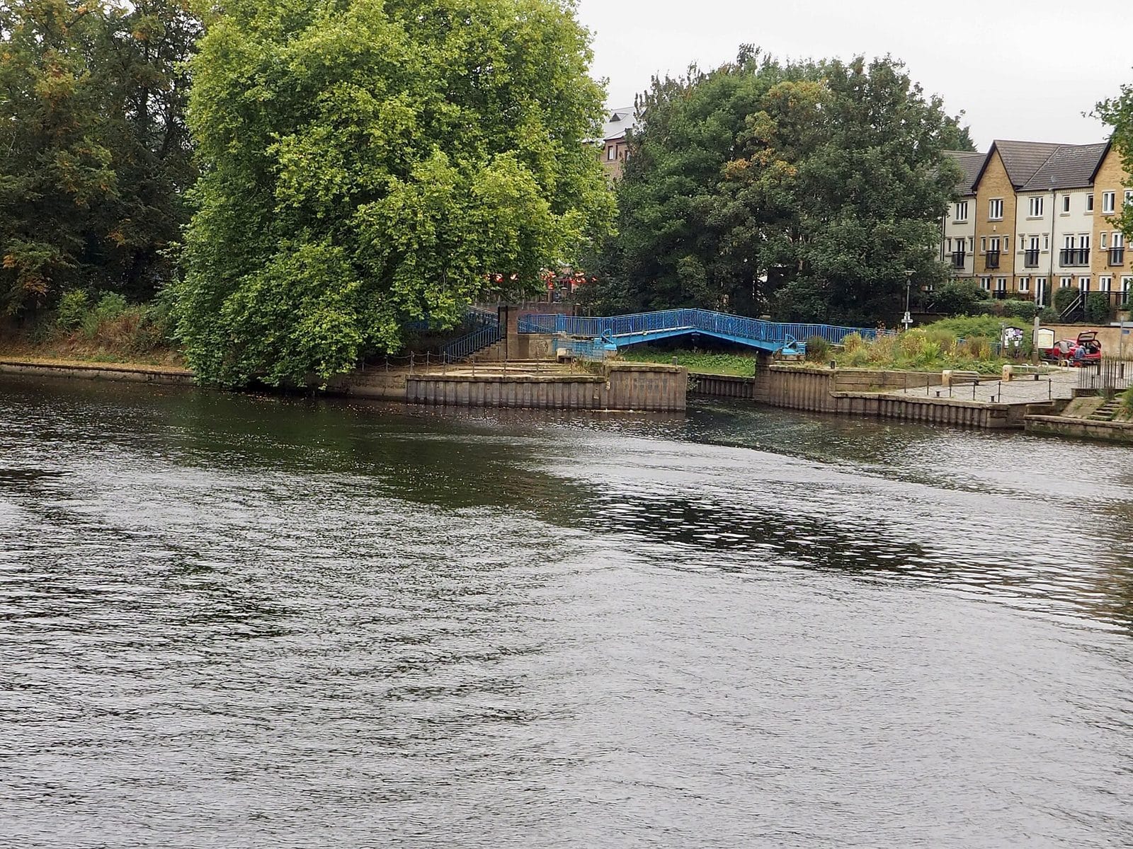 The Blue Bridge in York, where Ouse It or Lose It has been testing the water
