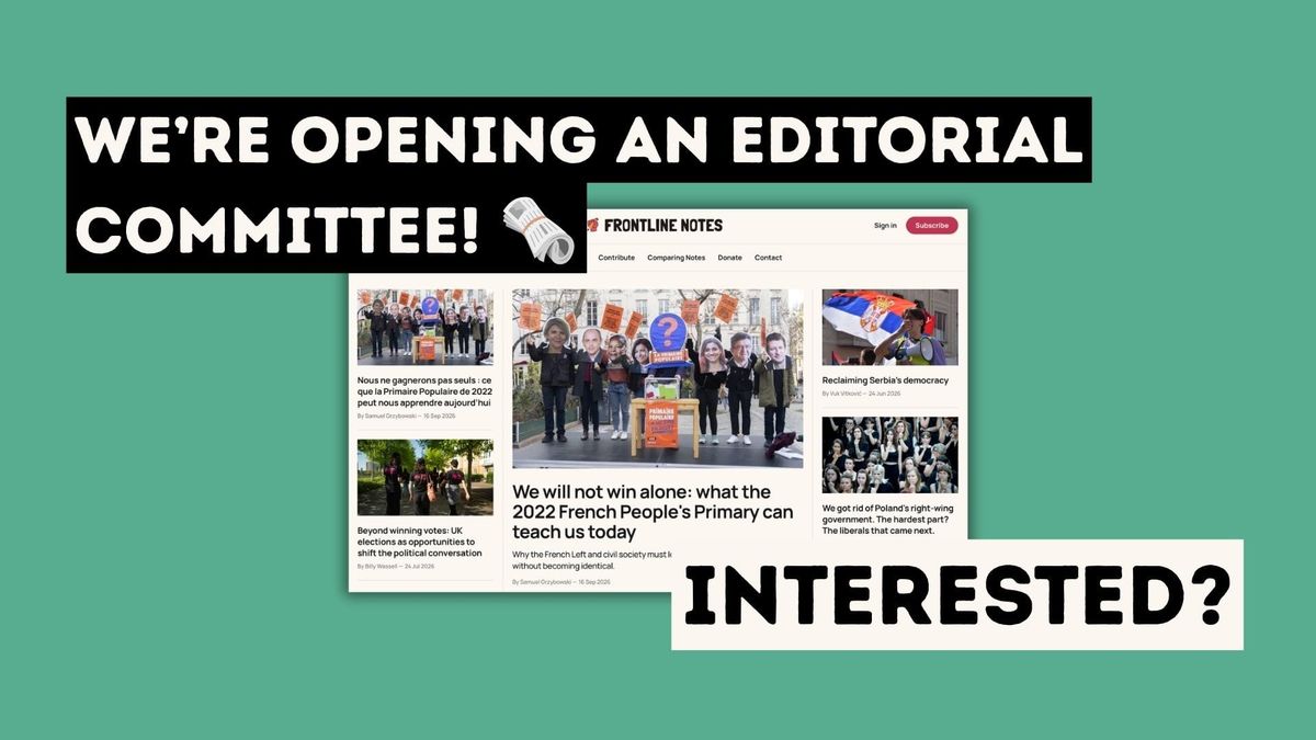 Join our Editorial Committee
