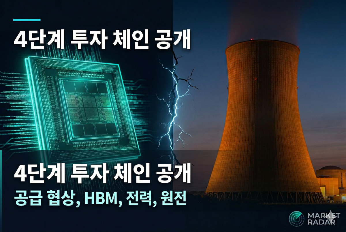 MS·구글이 SK하이닉스 문을 두드린다 — 그 뒤에서 원전 주가가 꿈틀댄다