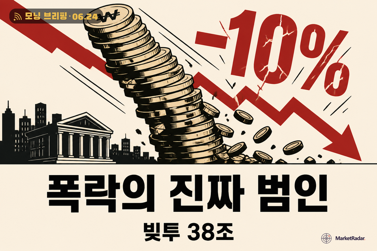 코스피 10% 폭락, 반도체 아닌 빚투가 무너졌다
