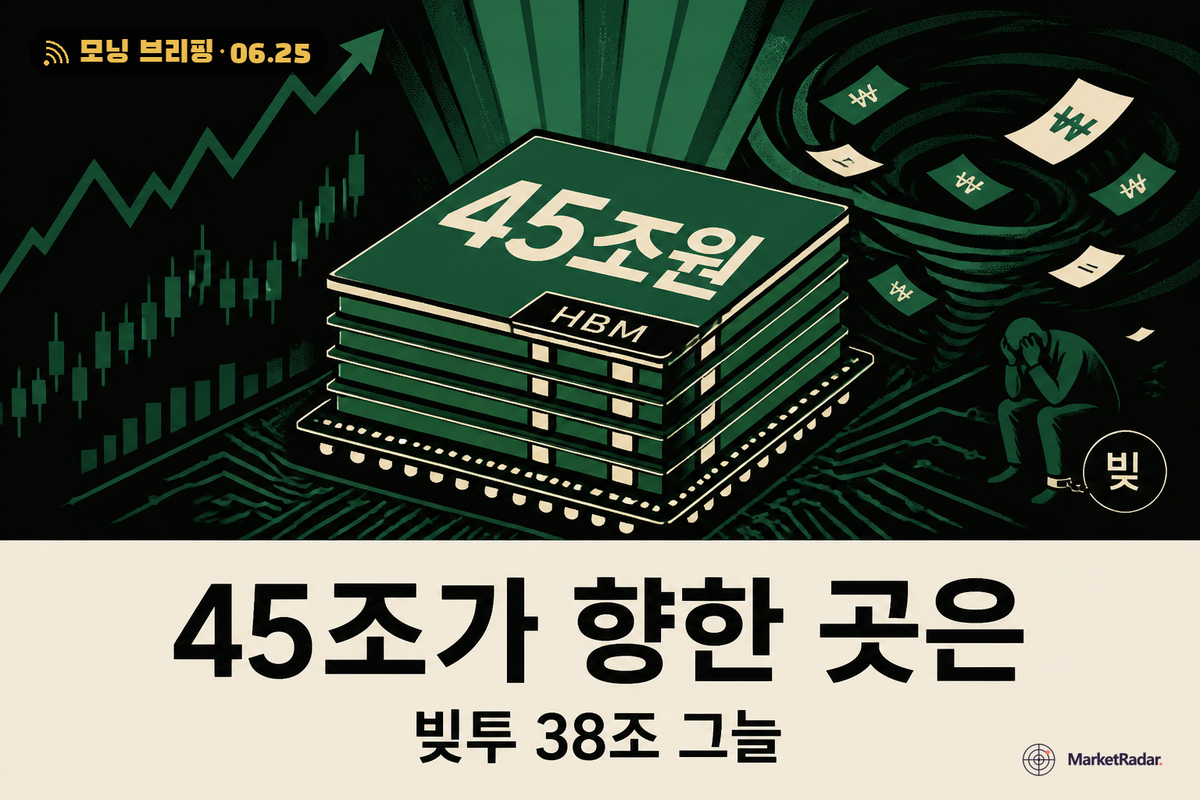 SK하이닉스 45조 ADR, 빚투 38조 그늘 속 반등