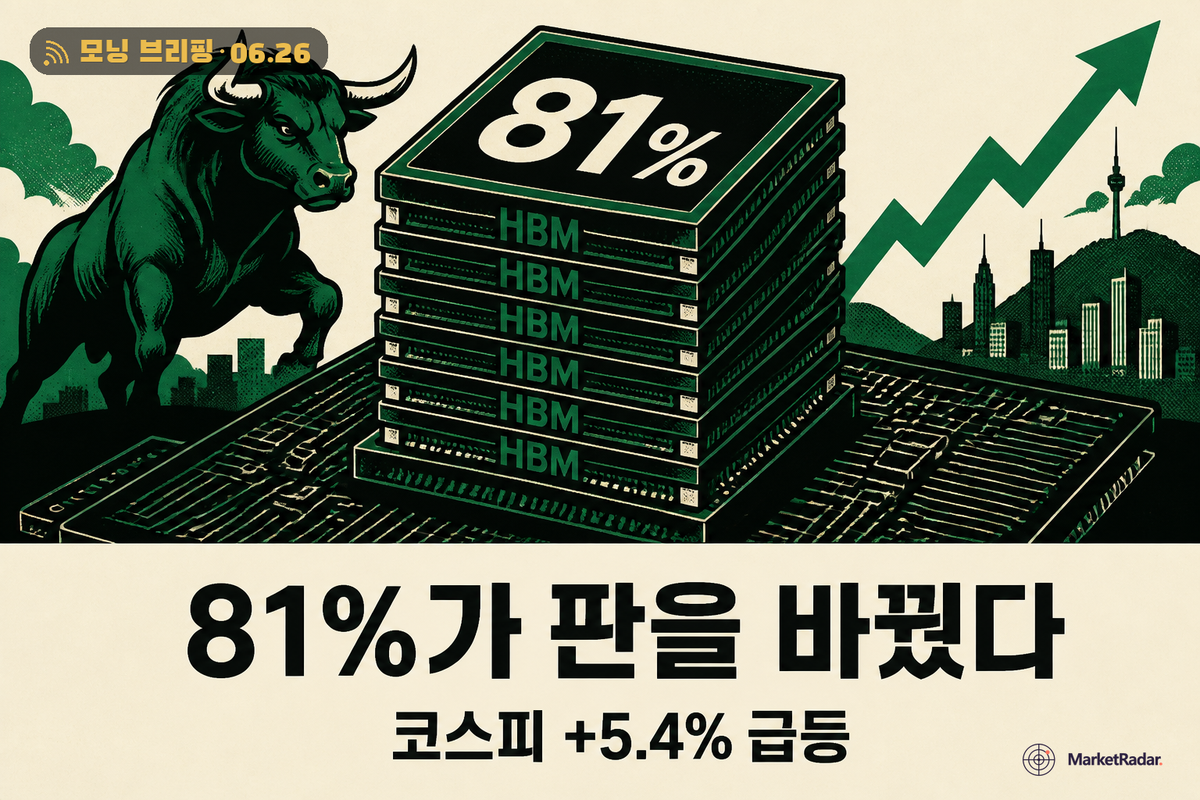 마이크론 81% 이익률 — 삼성전자·SK하이닉스 재평가