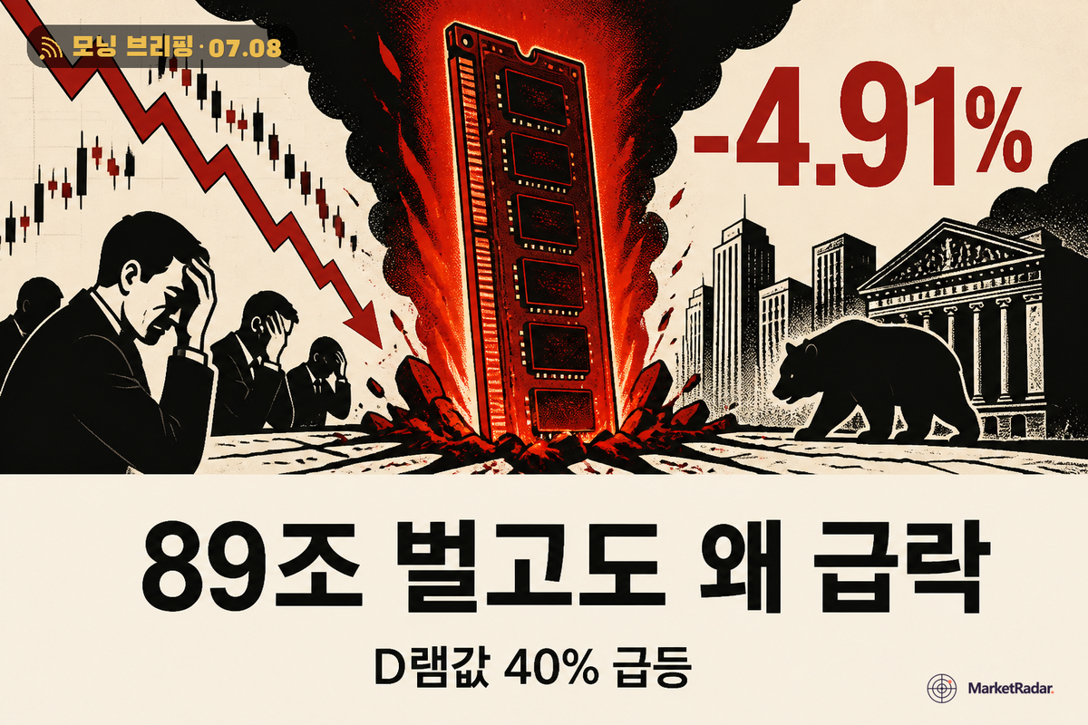 삼성전자 파는 외국인, 메모리가 물가로 번졌다