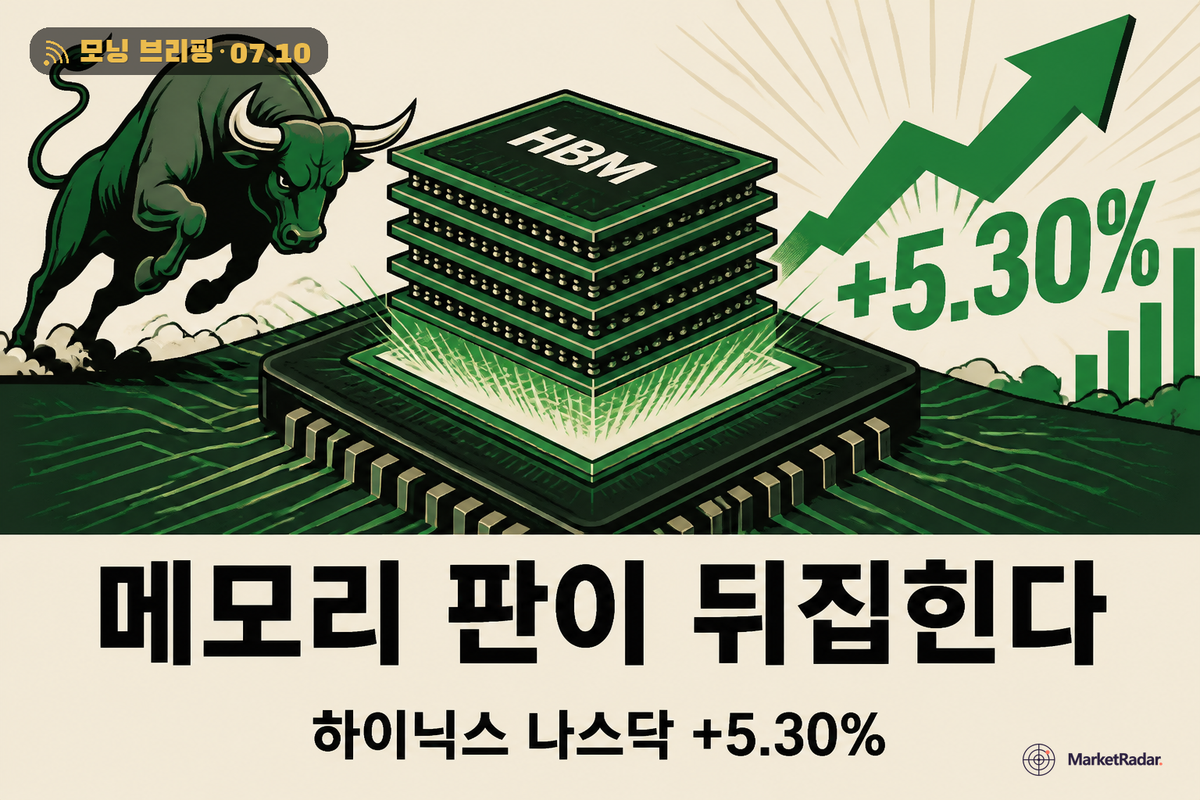 하이닉스 나스닥 데뷔, HBM이 다시 쓴 메모리 판