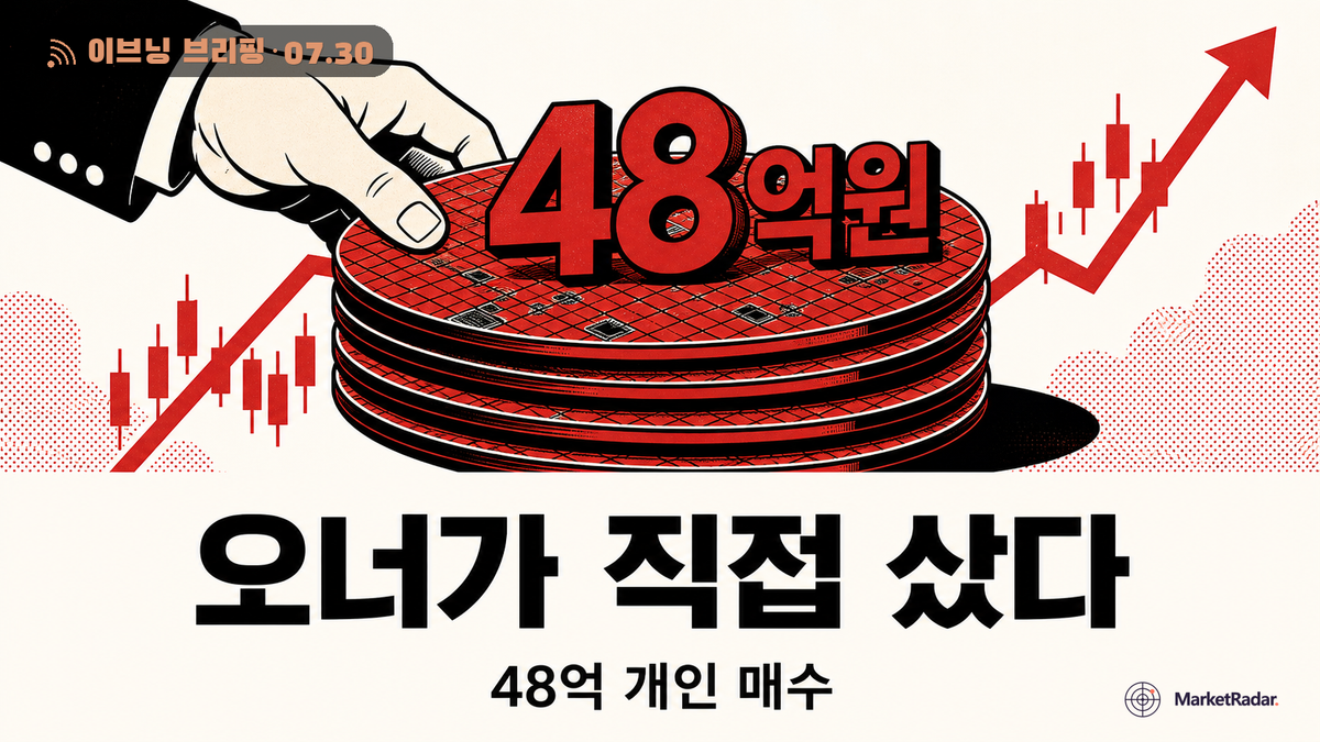 최태원 48억 매수한 SK하이닉스, 바닥의 조건