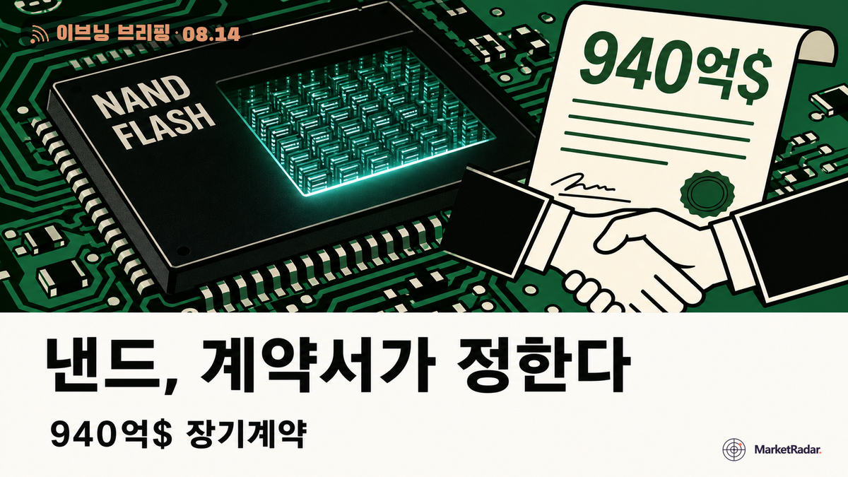 코스피 6,978, 낸드가 계약서로 팔리기 시작했다