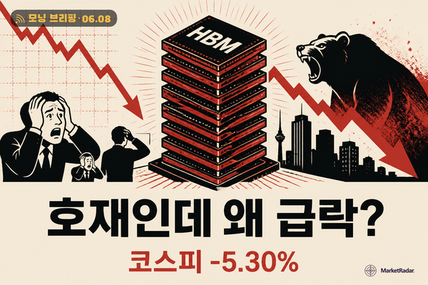 엔비디아 HBM 동맹 확대, 코스피 5% 급락의 진짜 이유