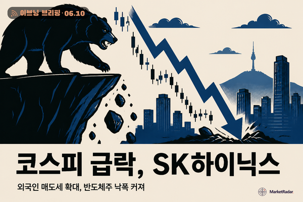 코스피 급락, SK하이닉스 HBM 시험대