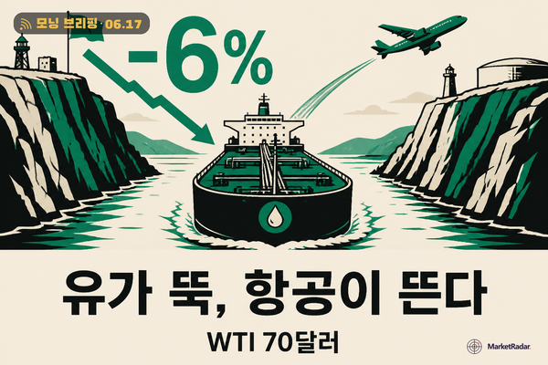 이란 종전에 WTI 70달러, 정유·항공 명암 갈린다