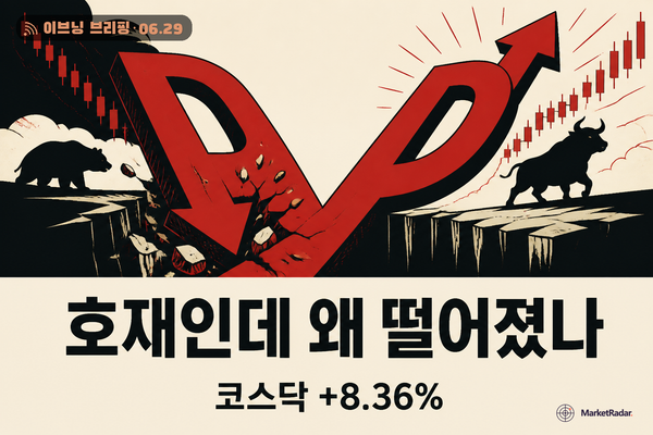 4760조 AI 투자에도 삼성·SK 약세, 코스닥만 +8.36%