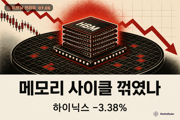 하이닉스 급락, 메모리 사이클이 꺾인 건 아니다