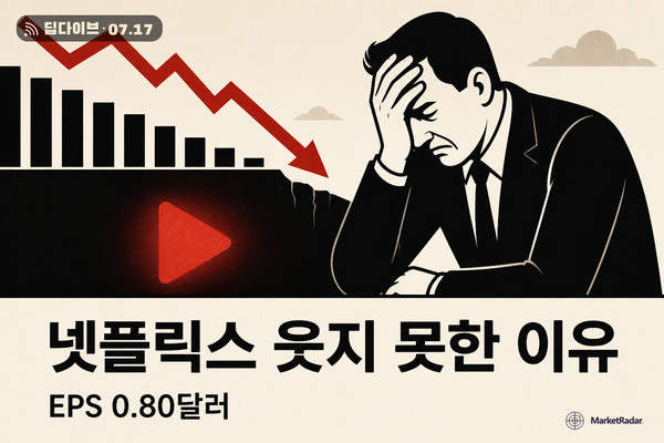 넷플릭스 실적, 합격은 했는데 왜 시장은 시큰둥할까
