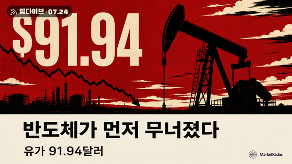 유가 91달러, 왜 반도체가 먼저 꺾였나