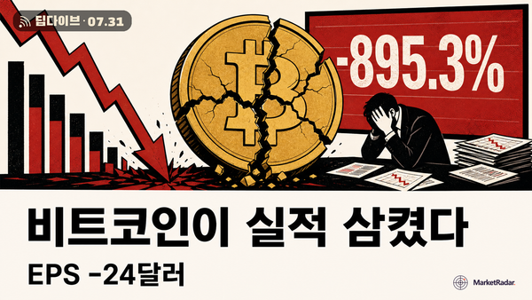 마이크로스트래티지(MSTR) 실적 쇼크 — 비트코인 회사의 성적표가 이렇게 나온 이유