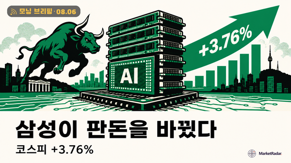 코스피 6,598, 삼성 zHBM이 바꾼 판돈