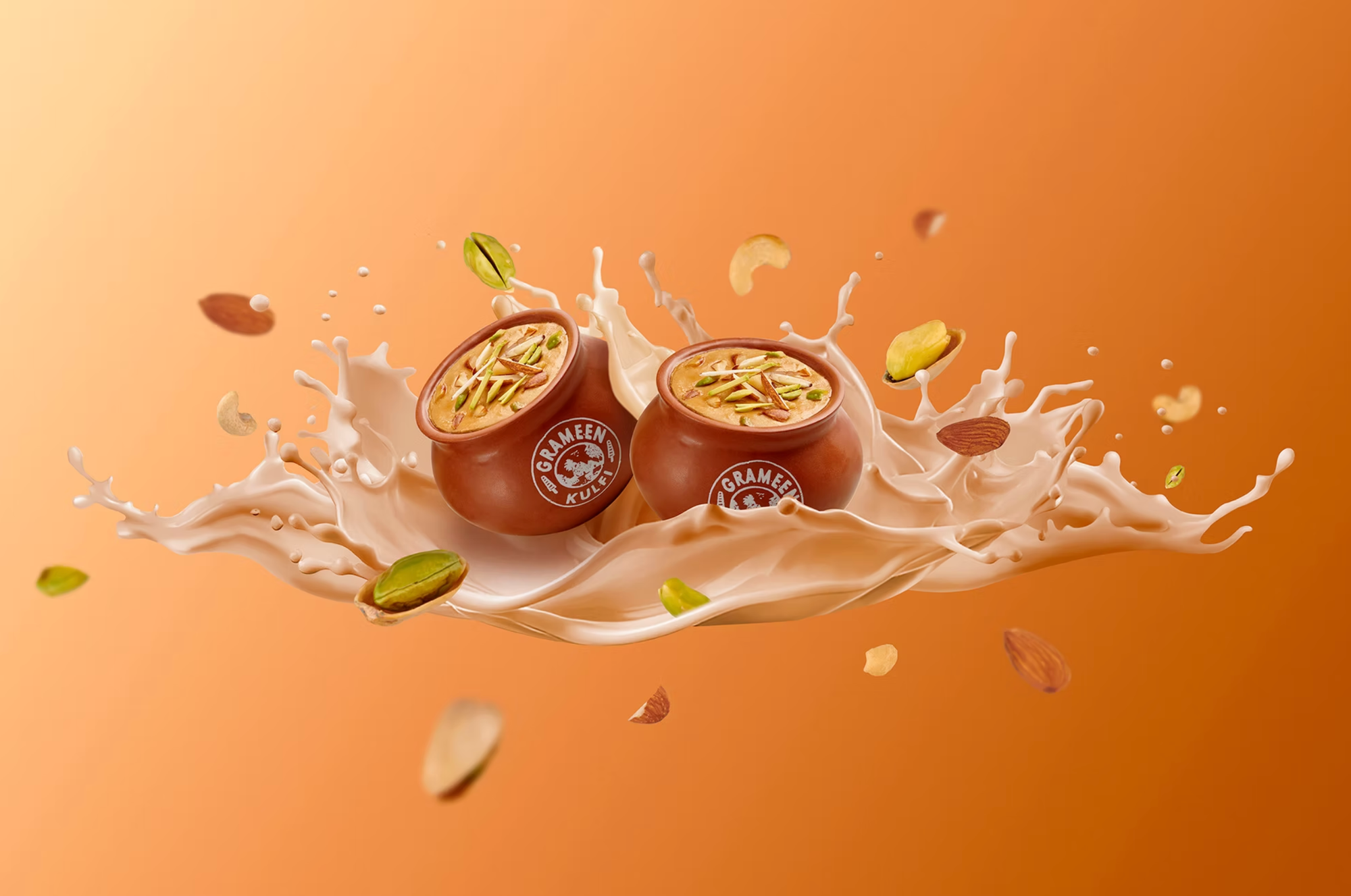 Grameen Matka Kulfi splash shot