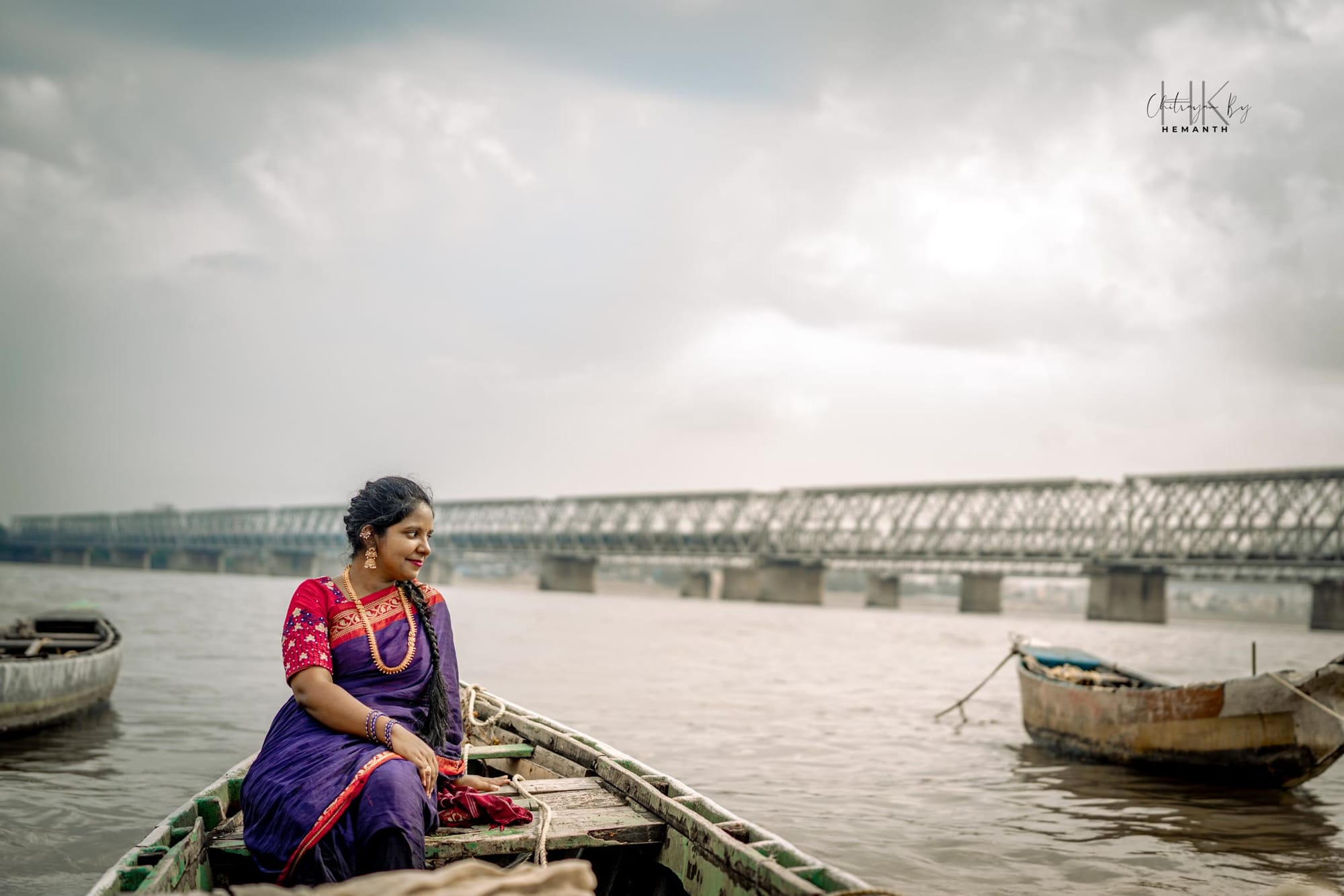 Photograph by Hemanth Kumar Patnala — by the river, a quiet portrait