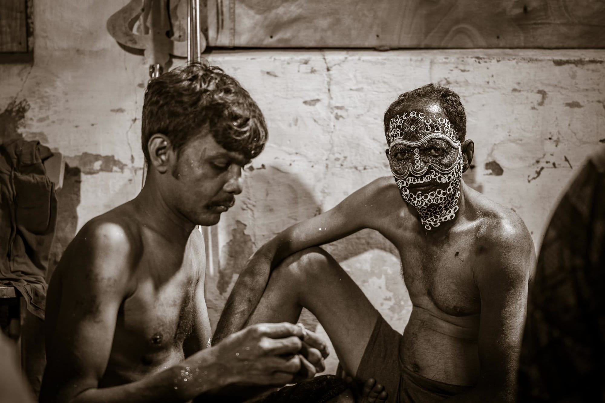 Photograph by Hemanth Kumar Patnala — backstage, before the performance
