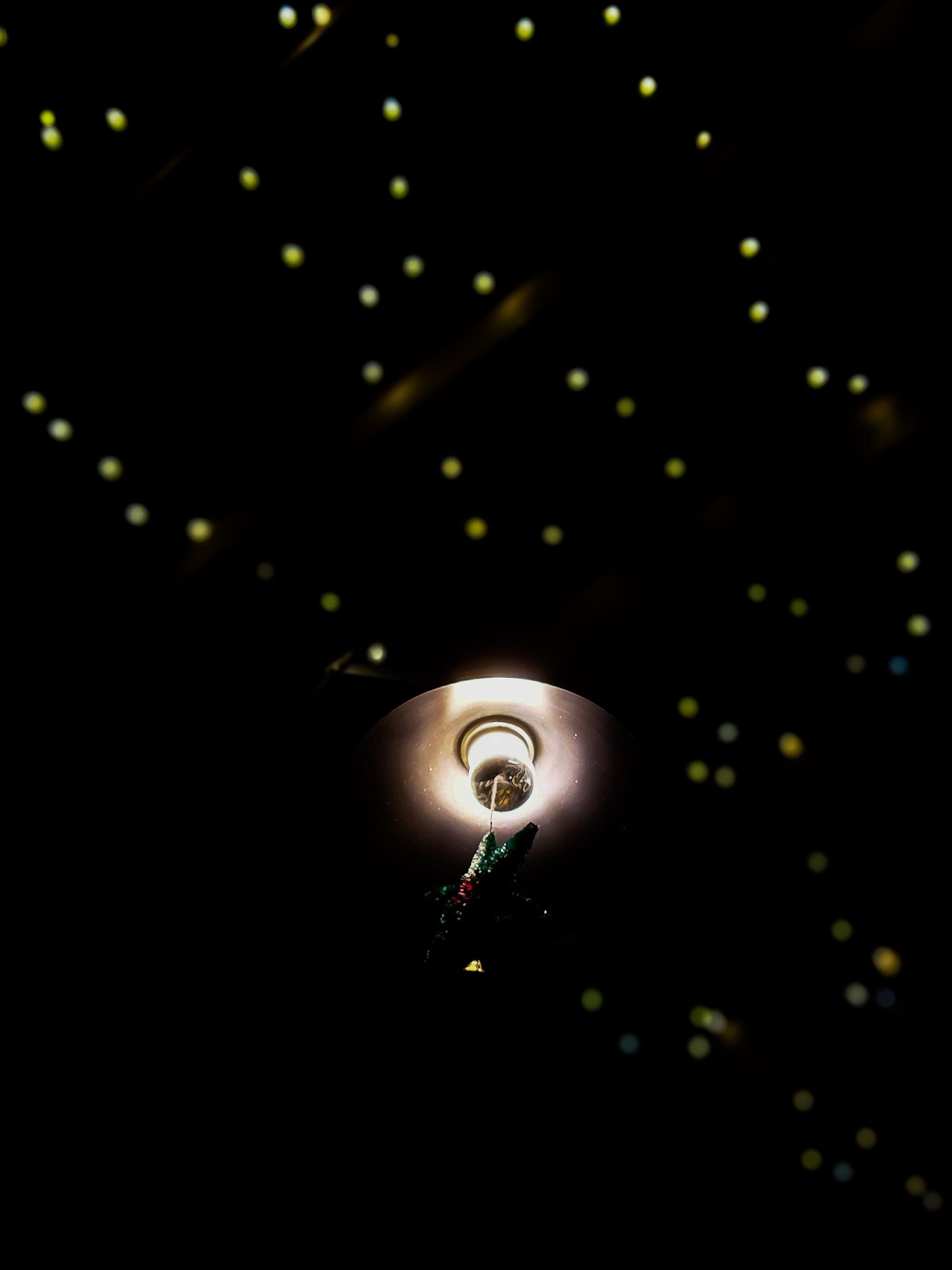 Finding light in the little things — a quiet glow against the dark.
