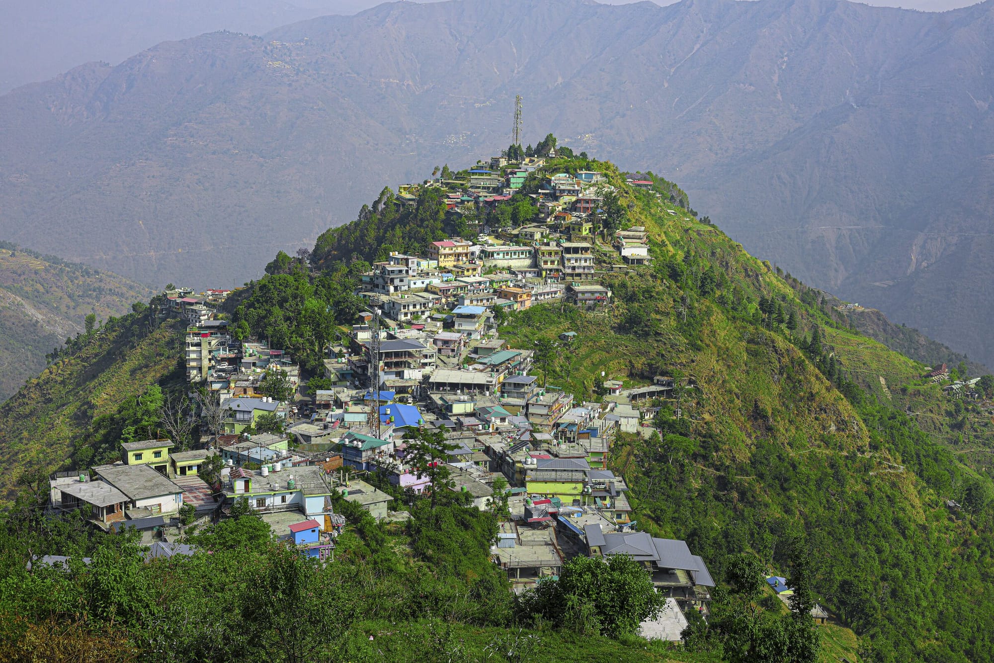 A village on the foothills near Mussoorie