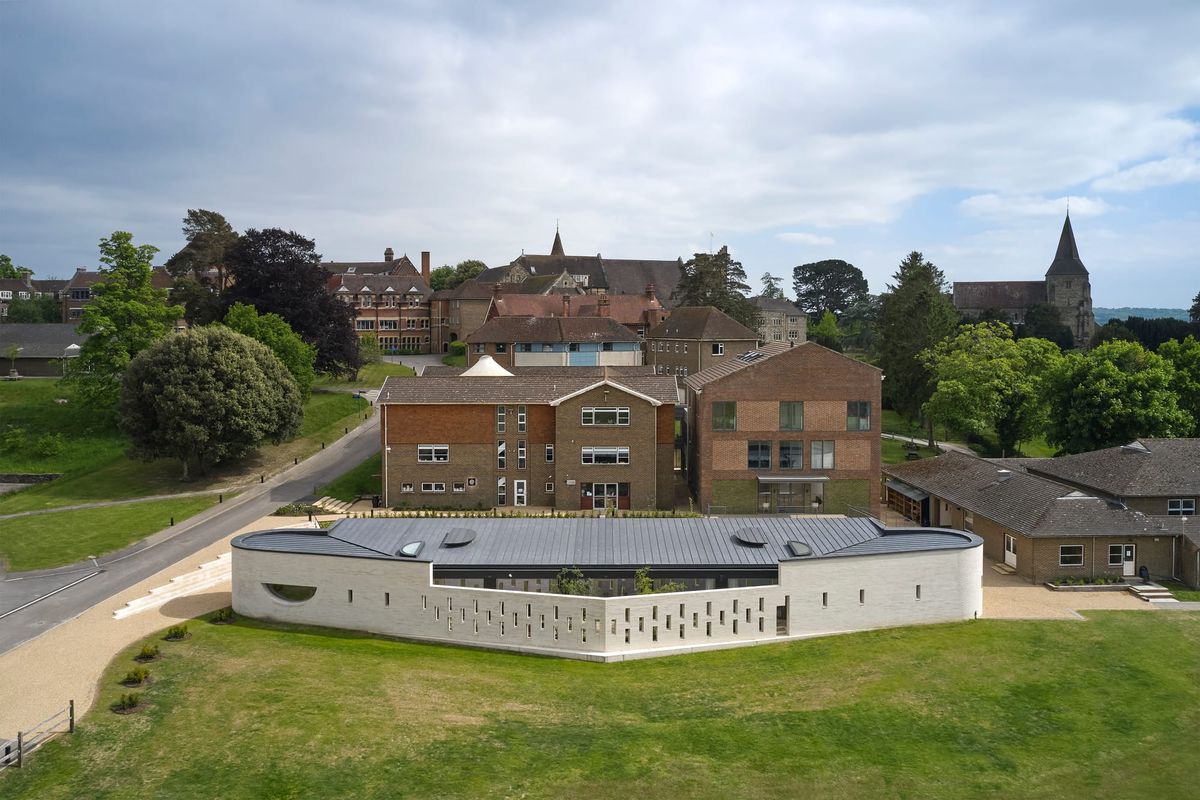 School Life: St. Raphael’s Health & Wellbeing Centre at Mayfield School, by Adam Richards Architects